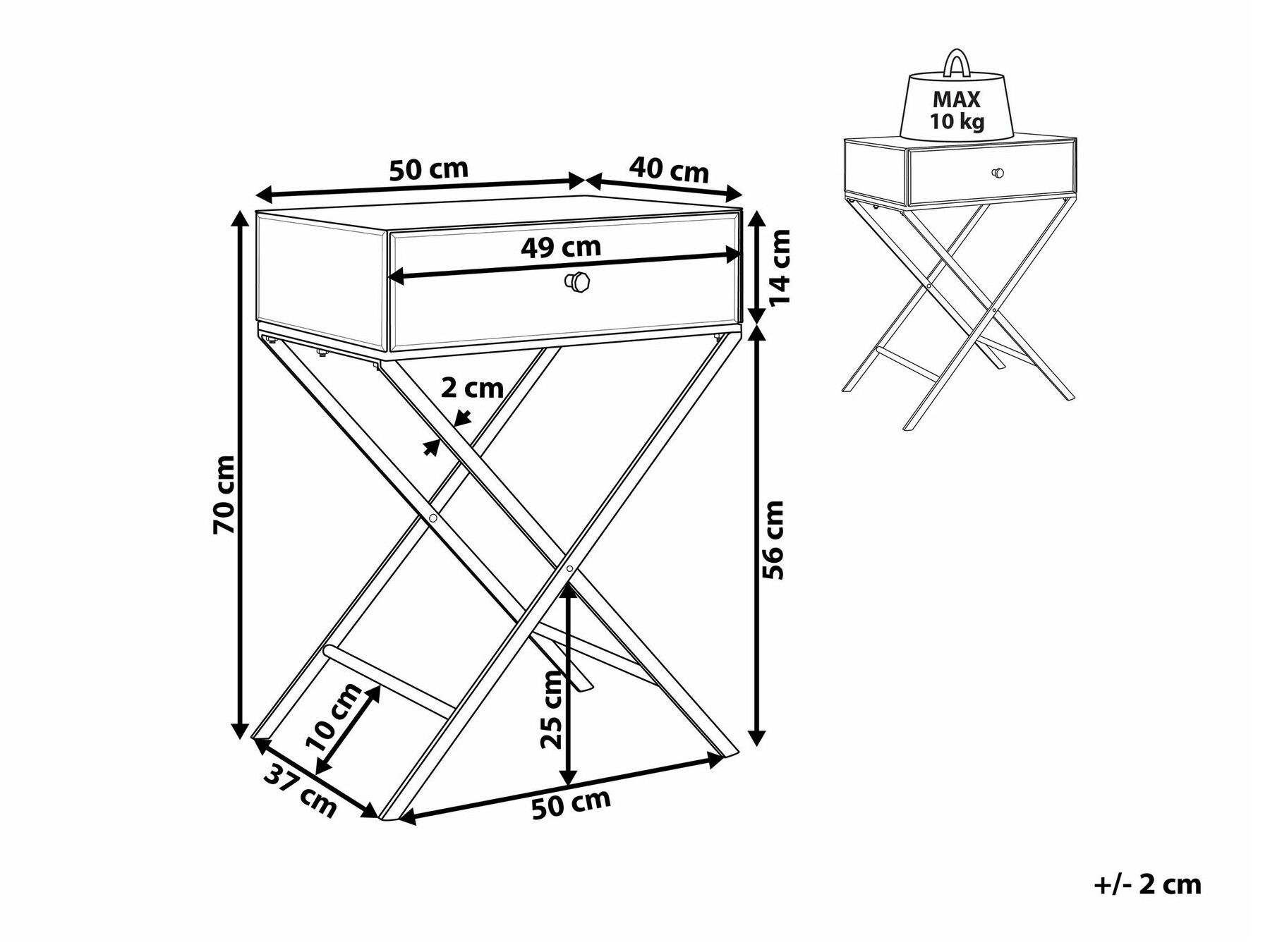 Kafijas galdiņš Berwyn 1730