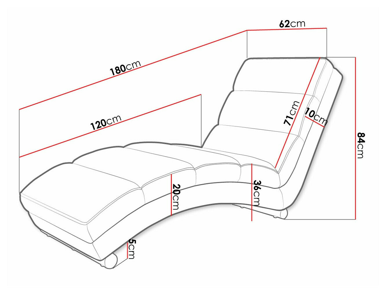 Кушетка Comfivo 172 (Magni 206.18)