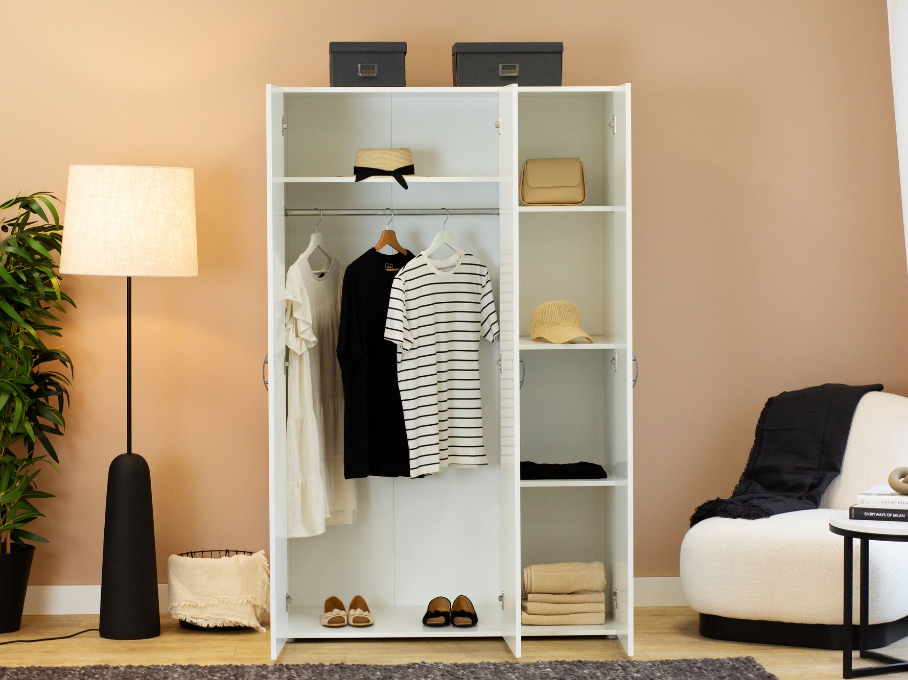 Skapis Bristol 184 (Balts)