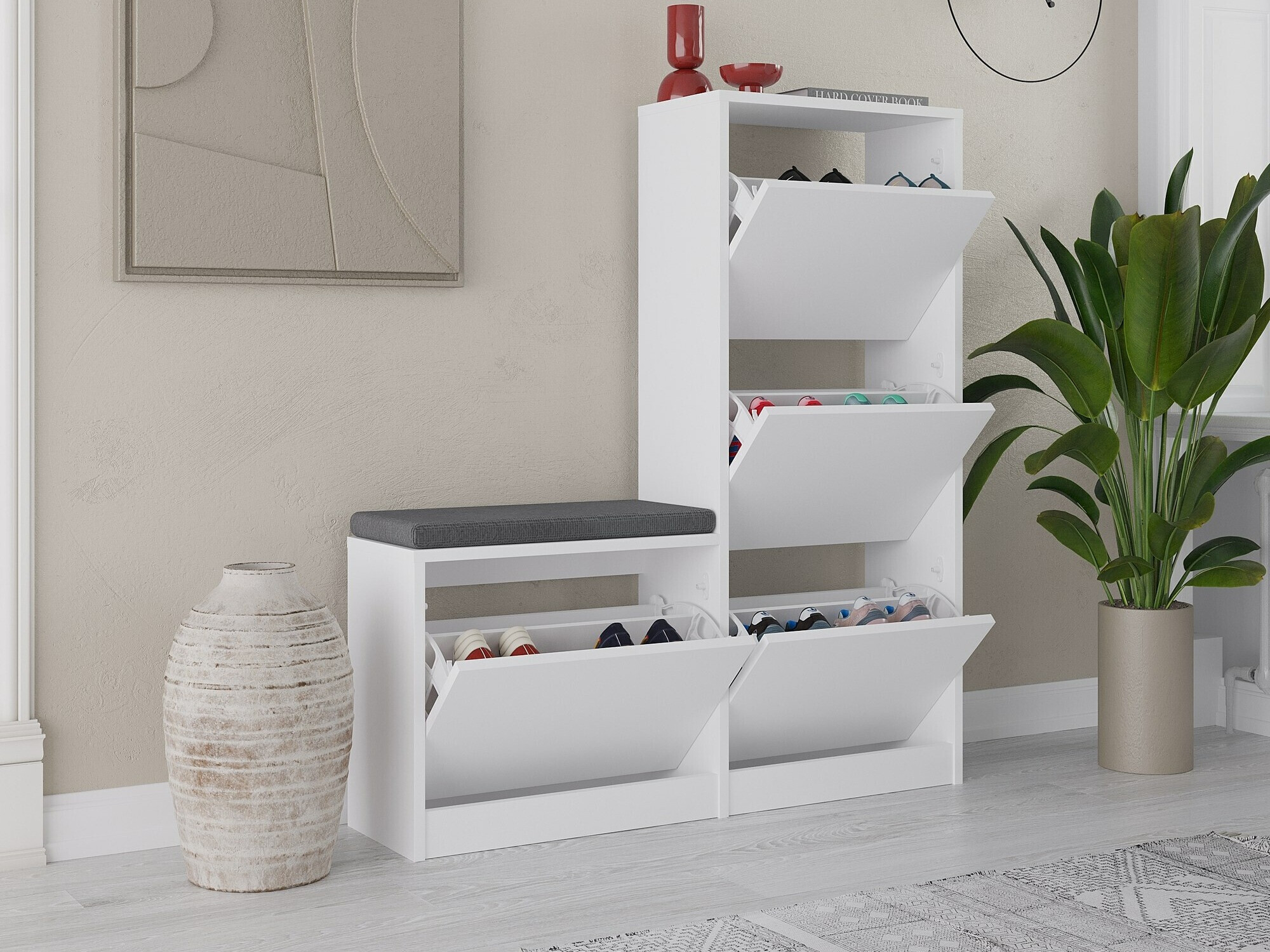 Тумба для обуви Kailua 1879 (Белый)
