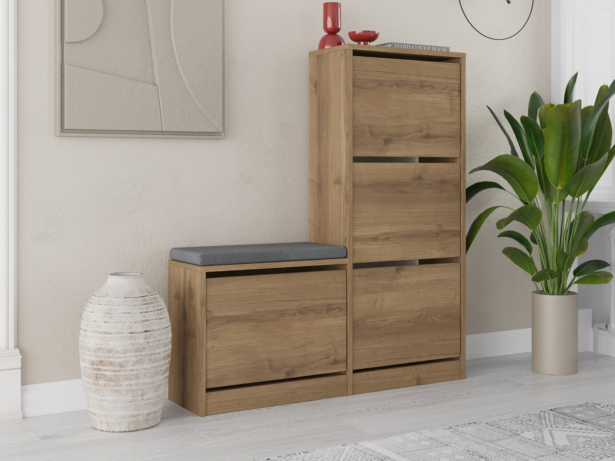 Тумба для обуви Kailua 1879 (Грецкий орех)