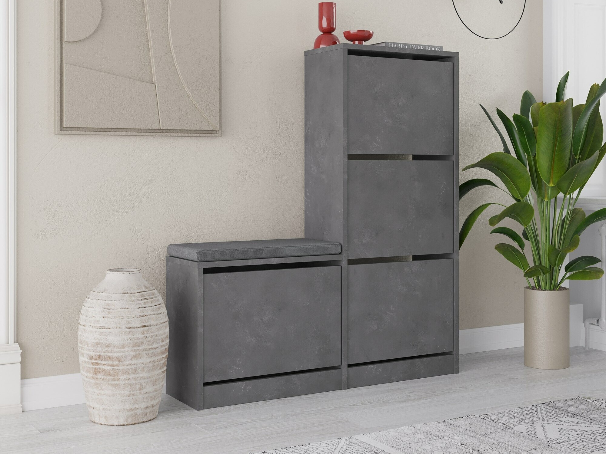 Тумба для обуви Kailua 1879 (Серый)