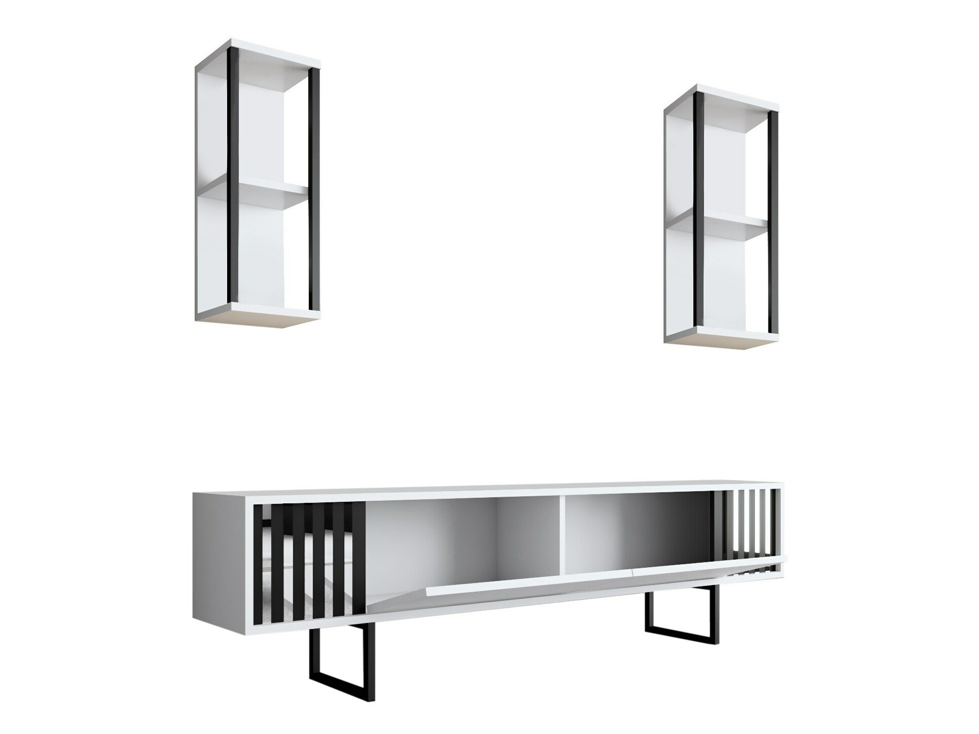 Viesistabas komplekts Kailua 2398 (Balts)