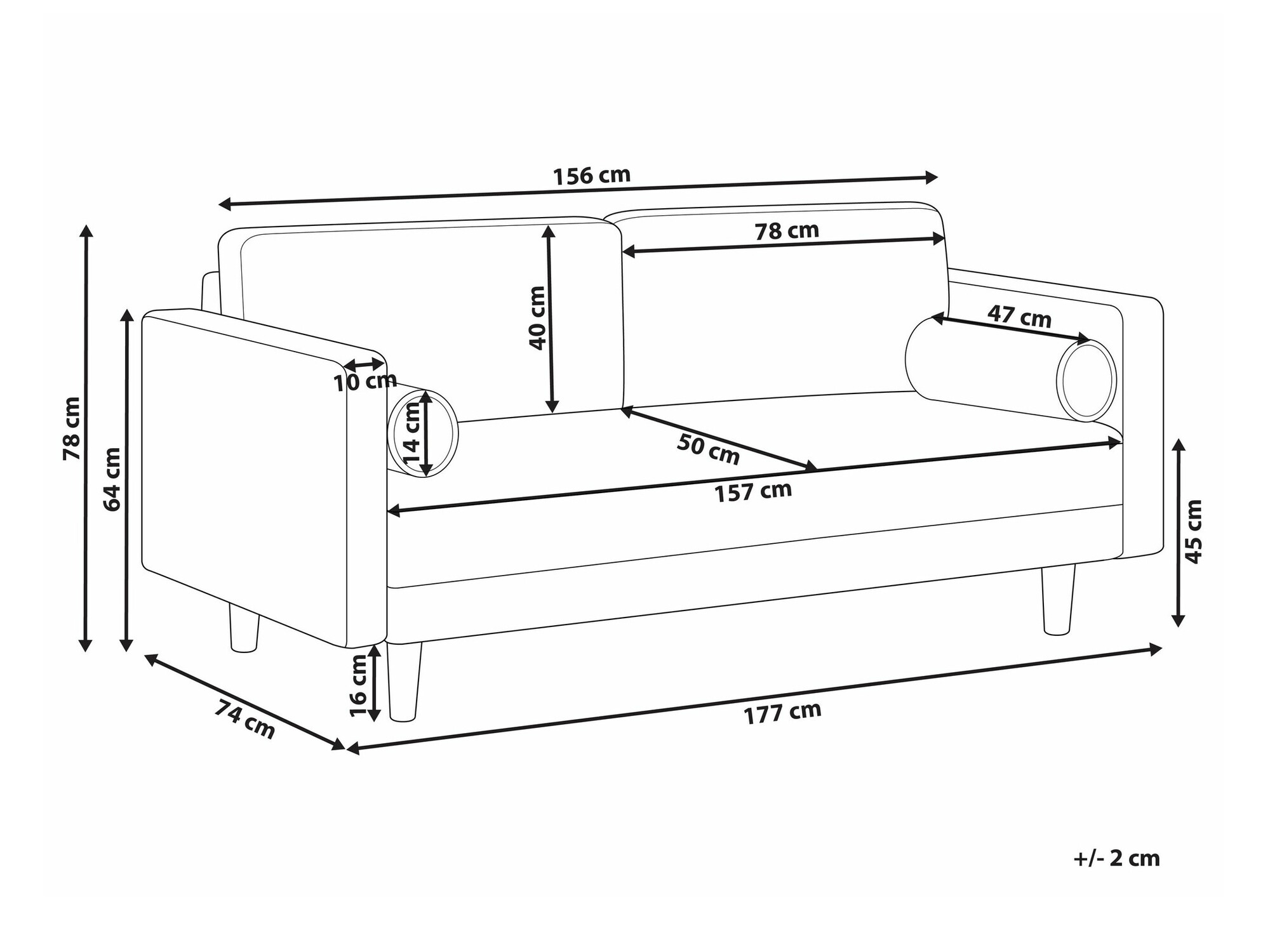 Диван Berwyn 1734 (Зелёный)