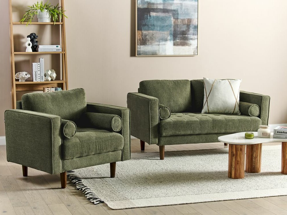 Mīksto mēbeļu komplekts Berwyn 1735 (Zaļš)