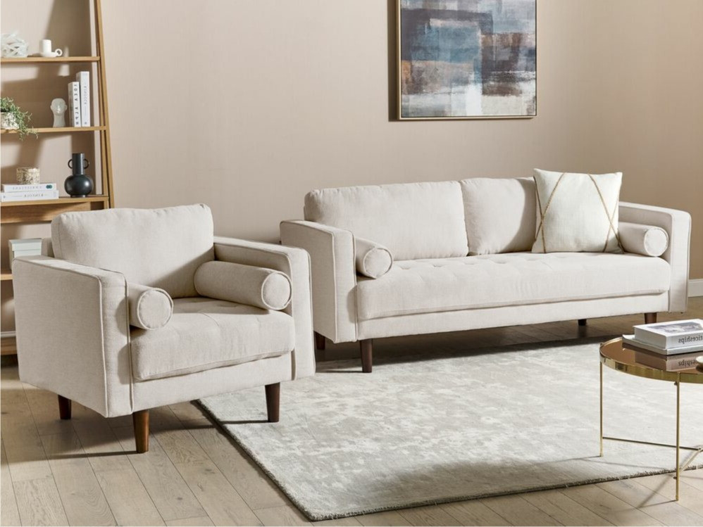 Mīksto mēbeļu komplekts Berwyn 1736 (Bēšs)