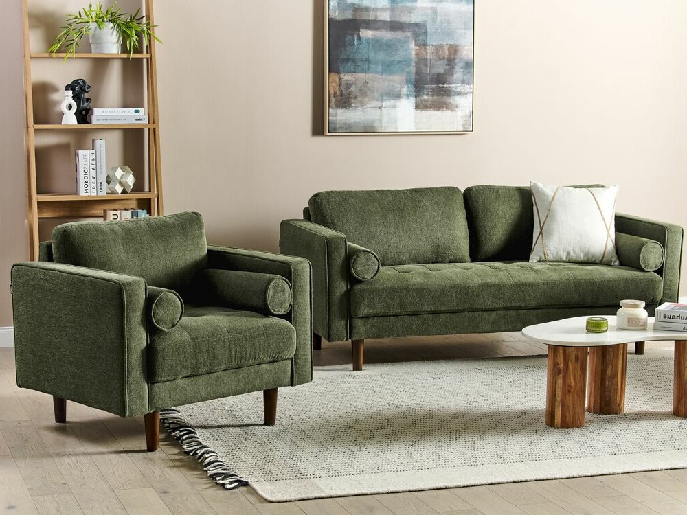 Mīksto mēbeļu komplekts Berwyn 1736 (Zaļš)