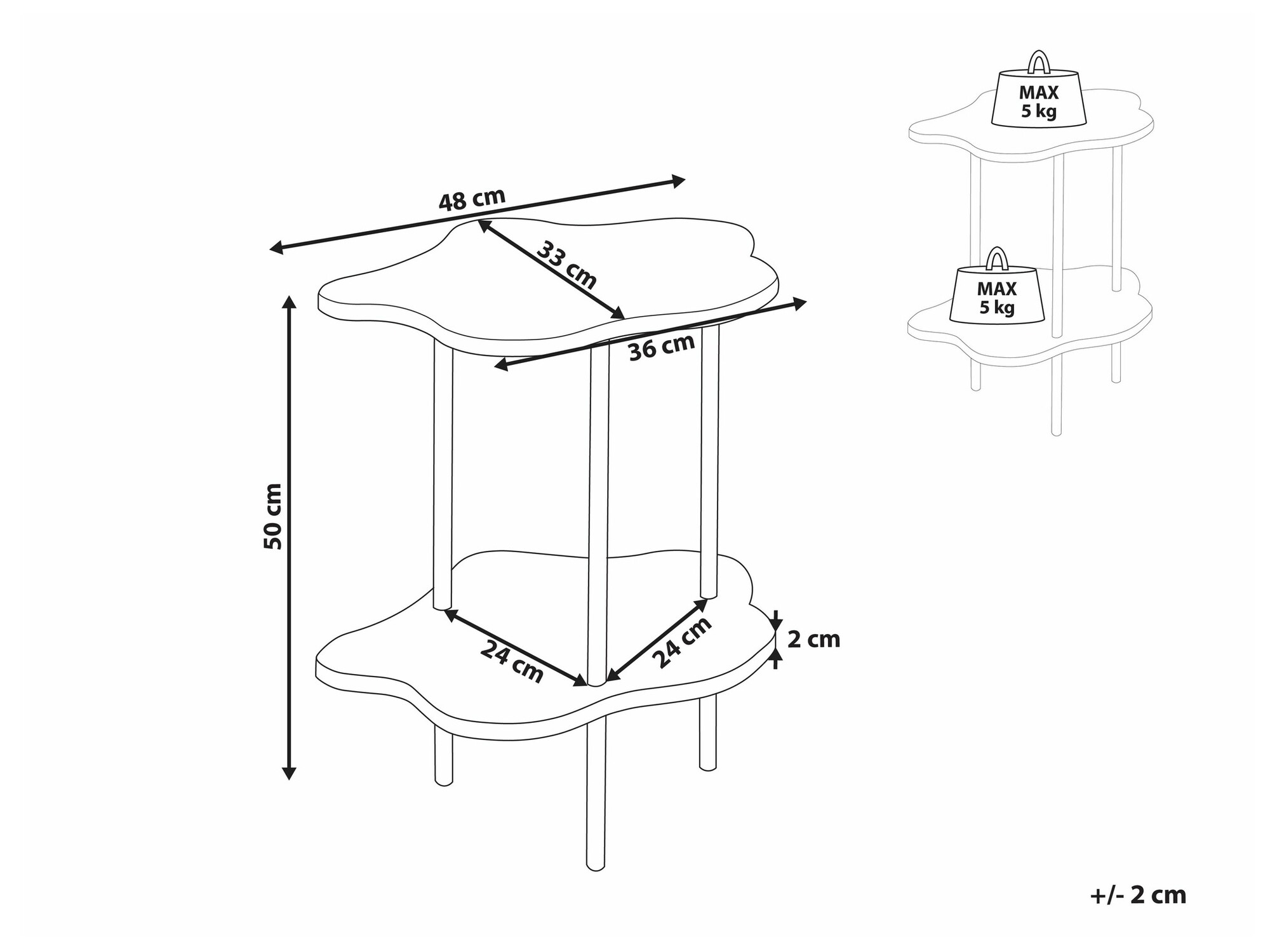 Кофейный столик Berwyn 1738
