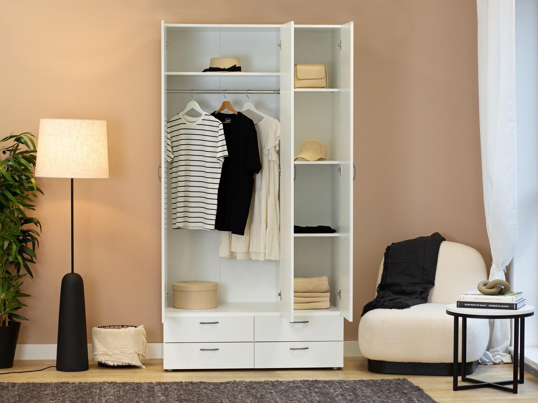 Skapis Bristol 188 (Balts)