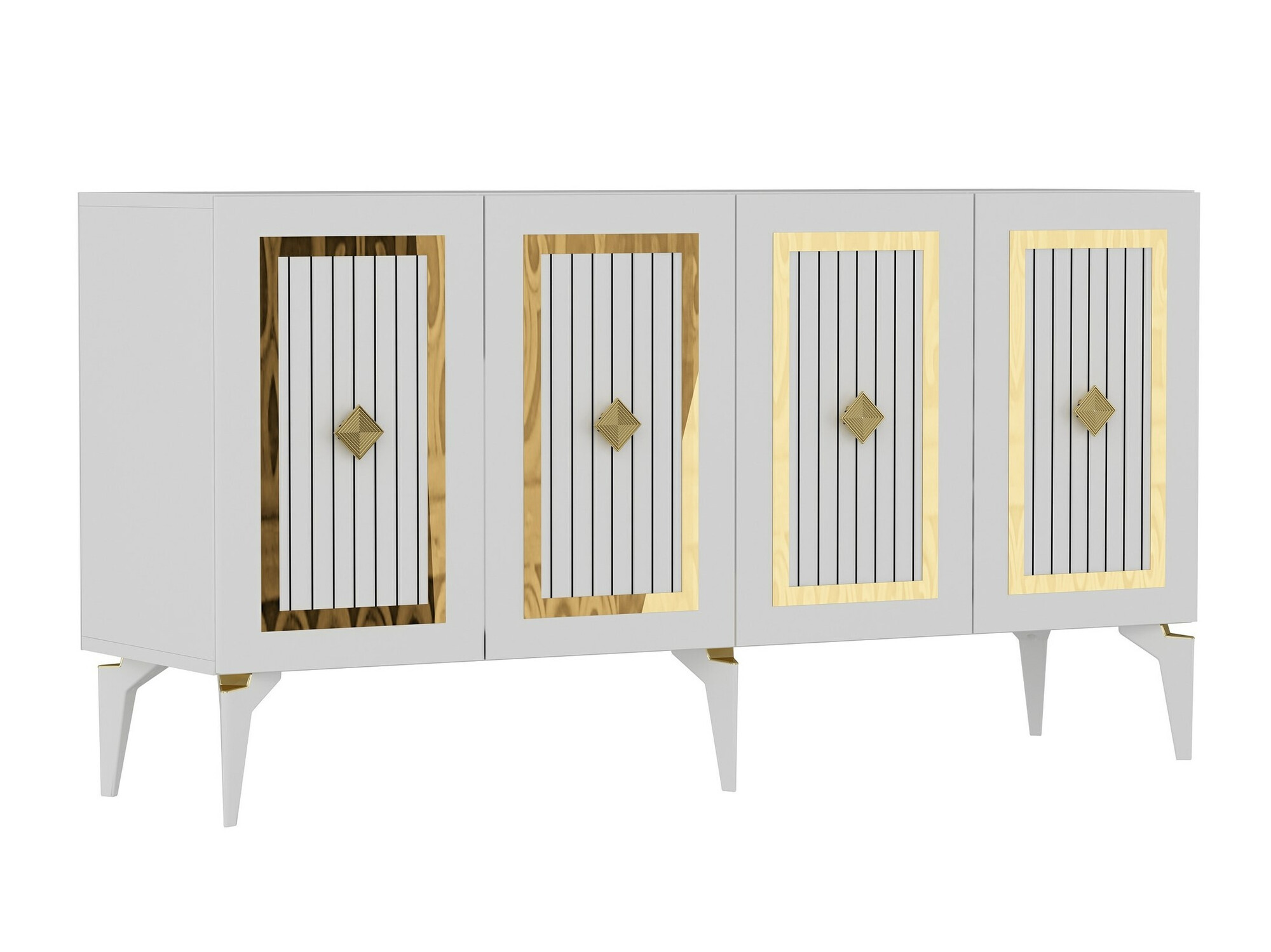 Skapis Kailua 1886 (Balts + Zelta)