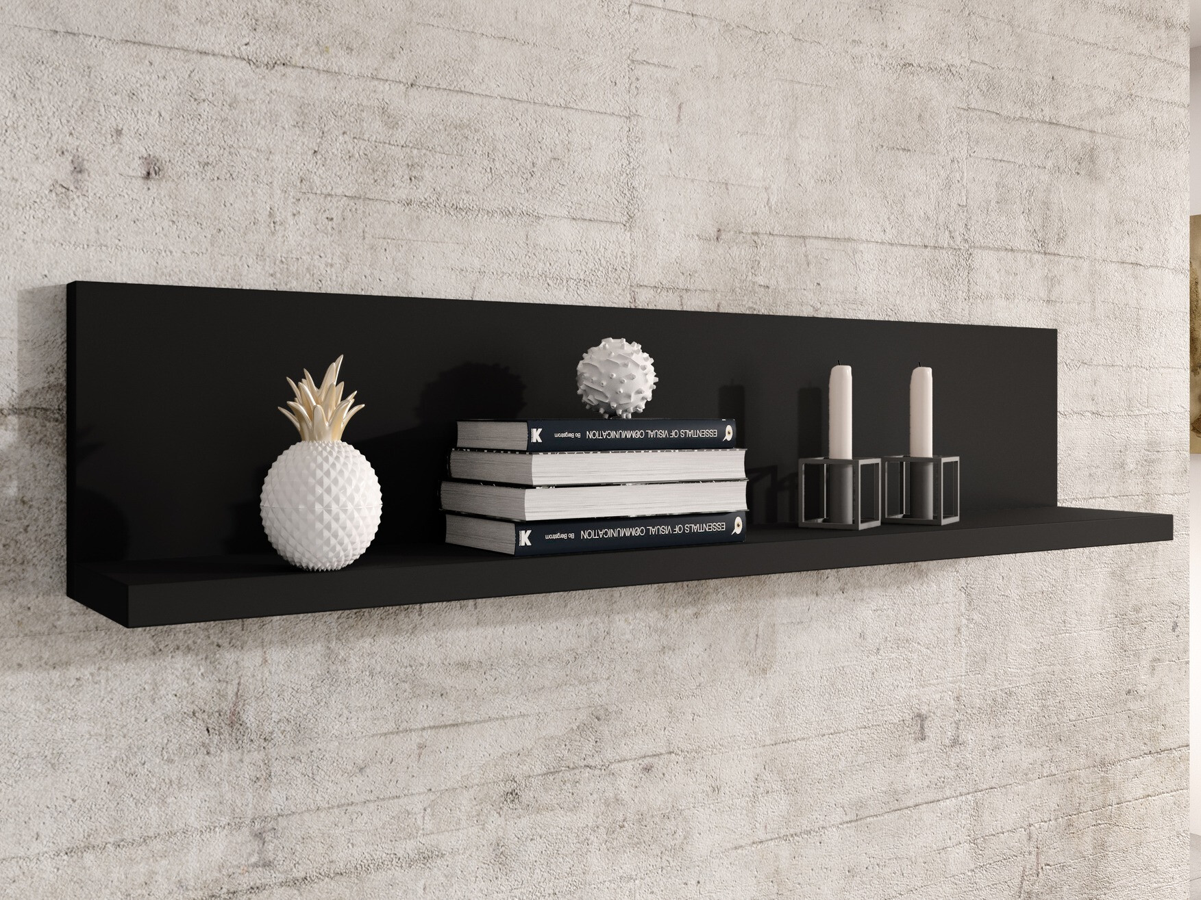 Piekarams plaukts Lutiva 102 (Matēts melns)