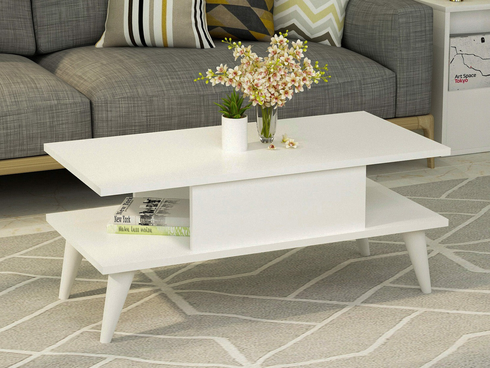 Журнальный столик Kailua 1894 (Белый)