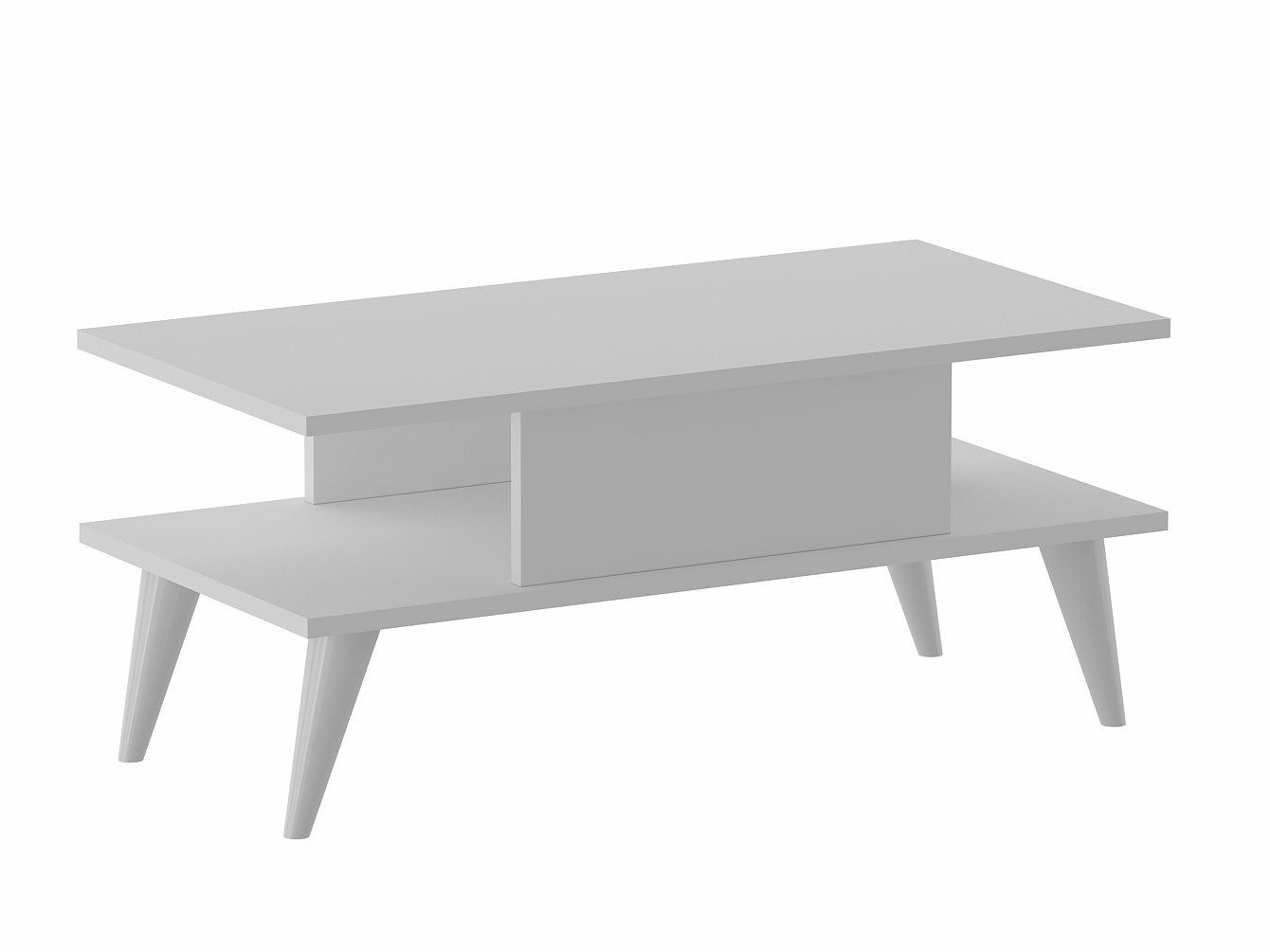 Žurnālu galdiņš Kailua 1894 (Balts)