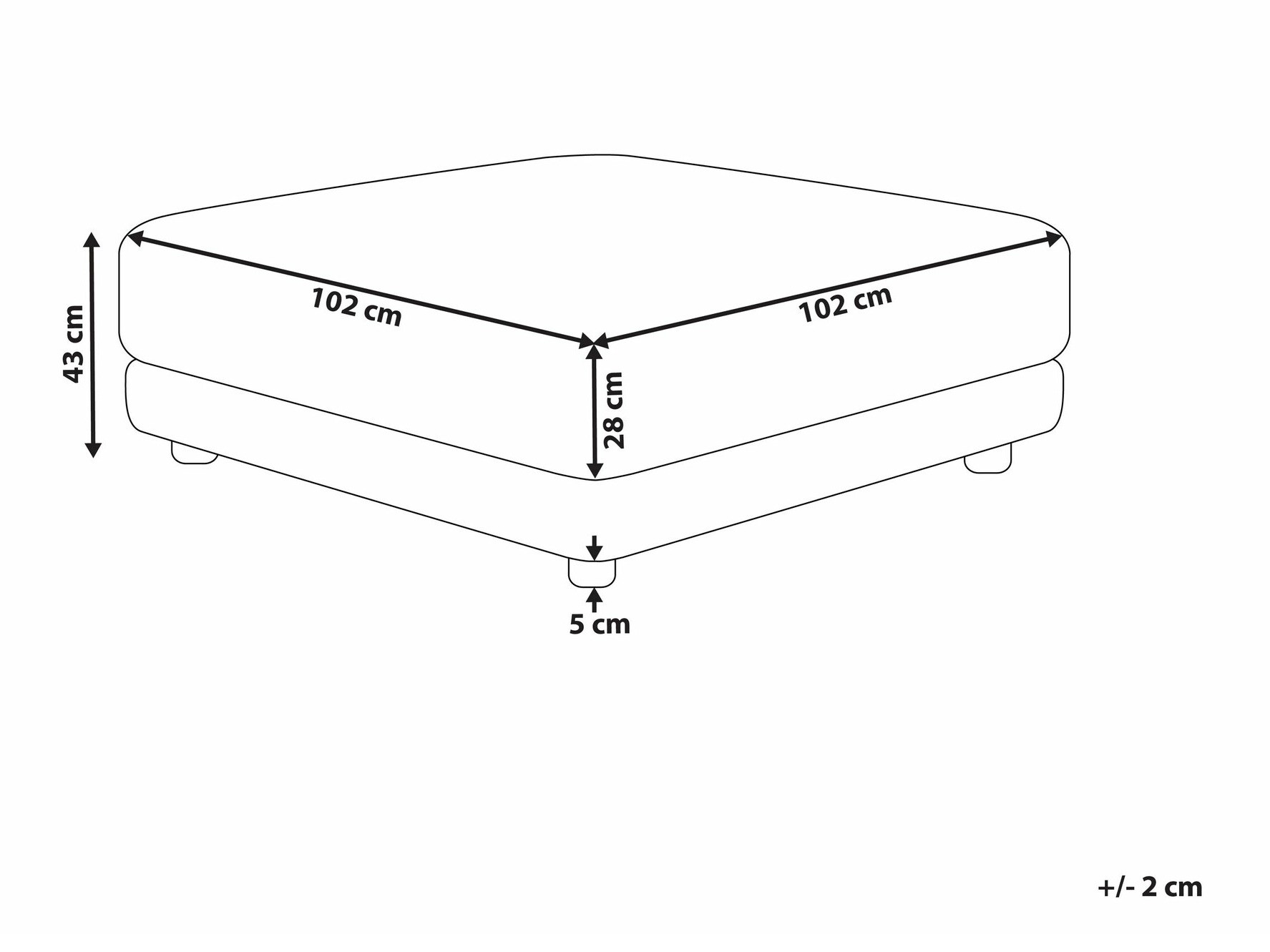 Pufs Berwyn 1745 (Bēšs)
