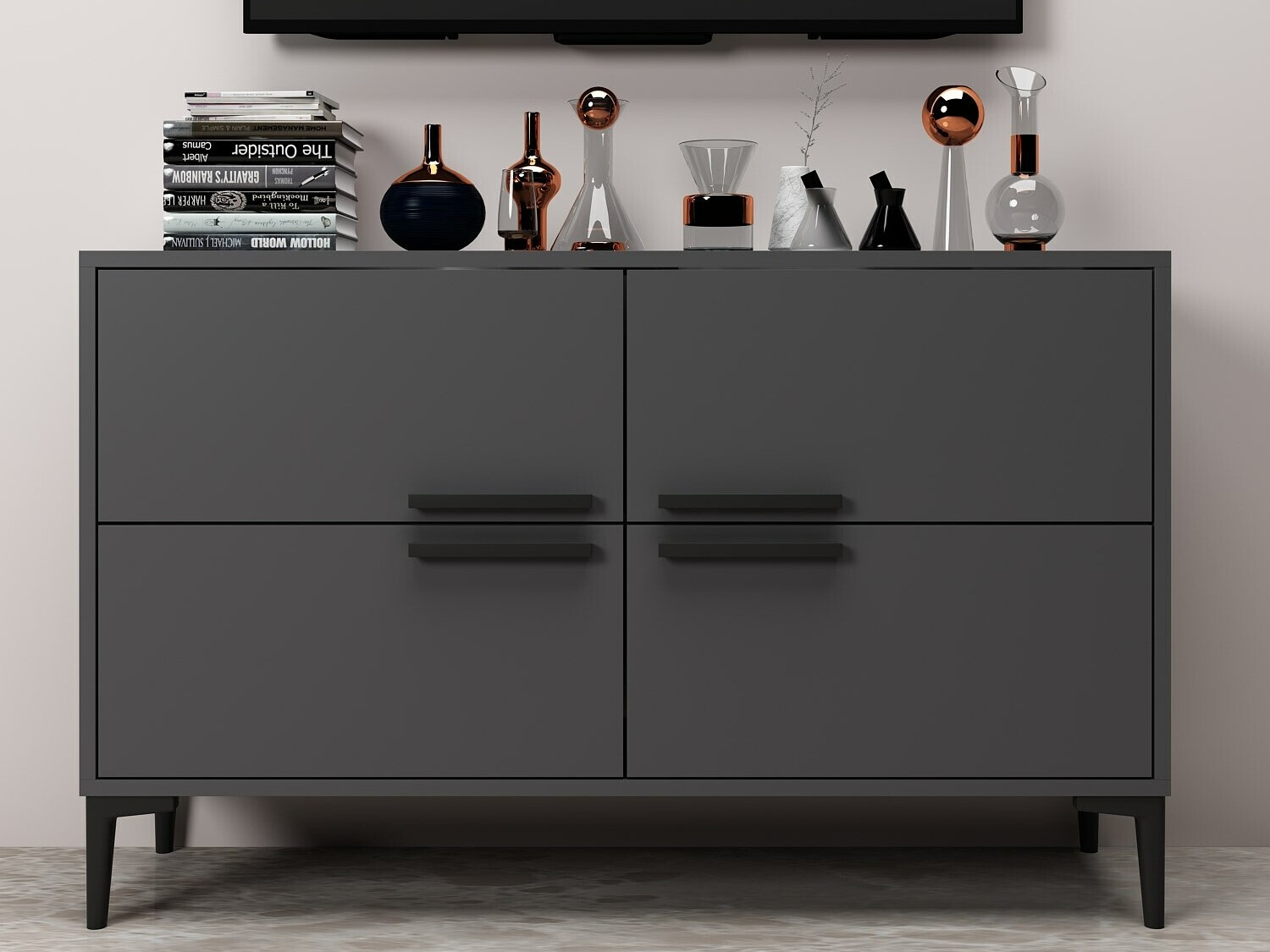 Шкафчик Kailua 1955 (Антрацит)