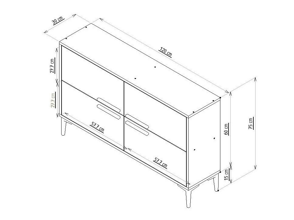 Skapis Kailua 1955 (Balts)