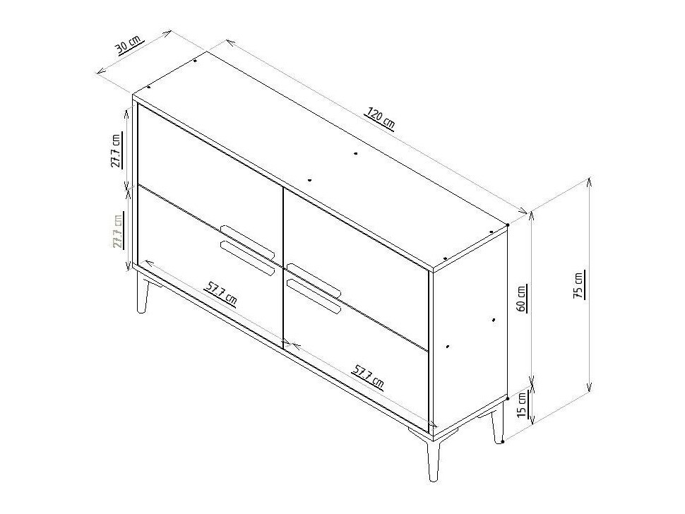 Skapis Kailua 1955 (Ozols)