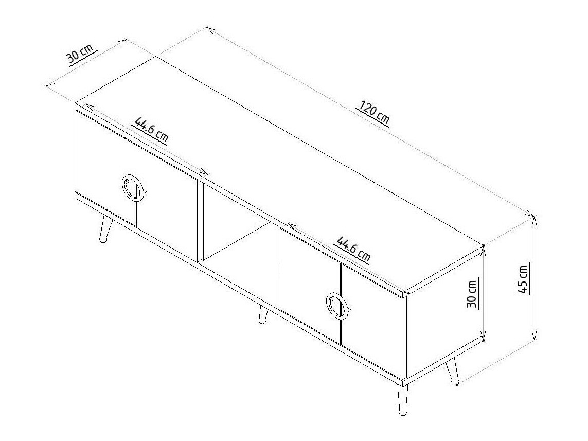TV galds Kailua 1961 (Balts)