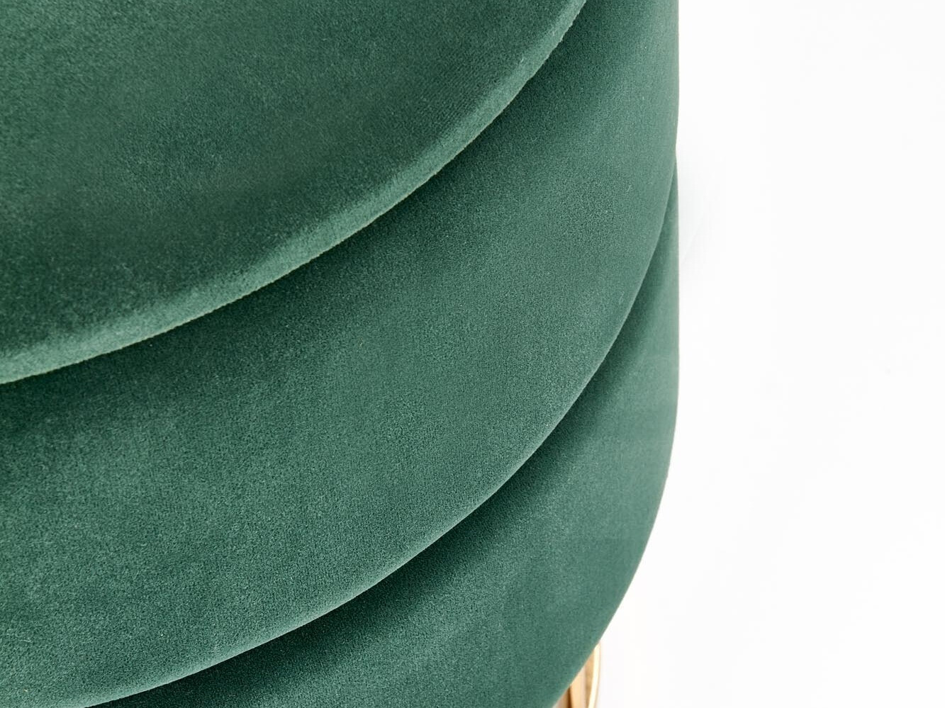 Pufs Houston 819 (Tumši zaļš + Zelta)