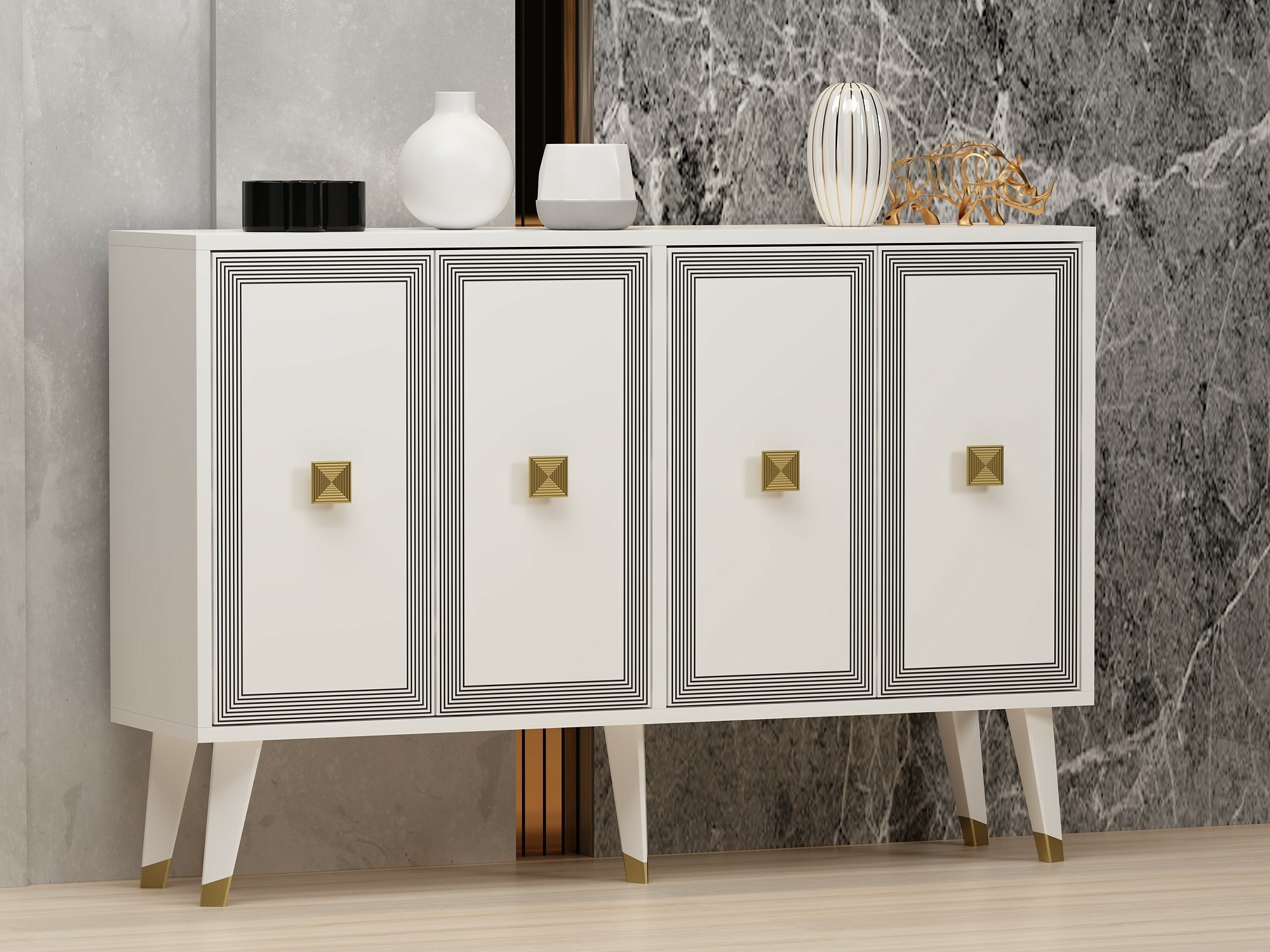 Skapis Dunliru 113 (Balts)