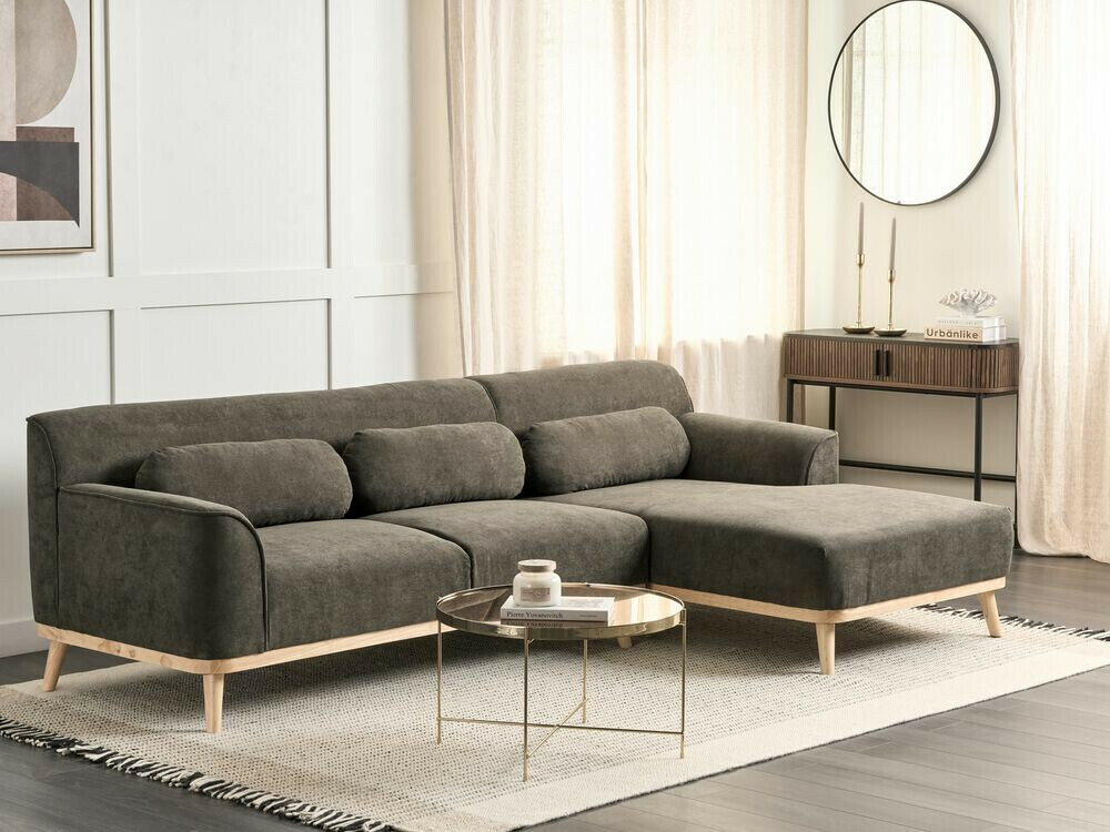 Stūra dīvāns Berwyn 1747 (Tumši zaļš)