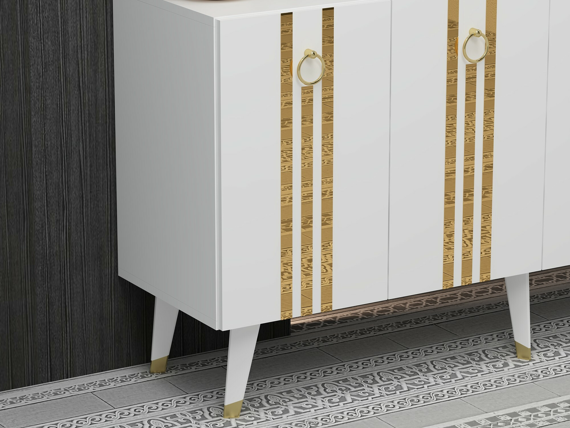 Skapis Kailua 1970 (Balts + Zelta)