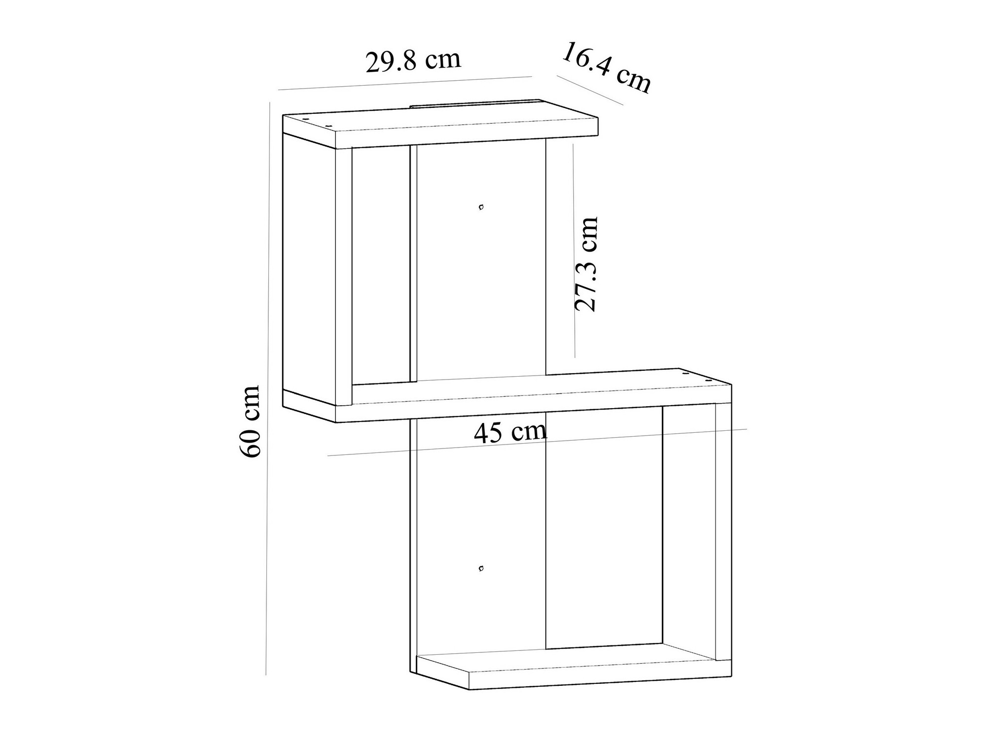 Настенная полка Kailua 2025