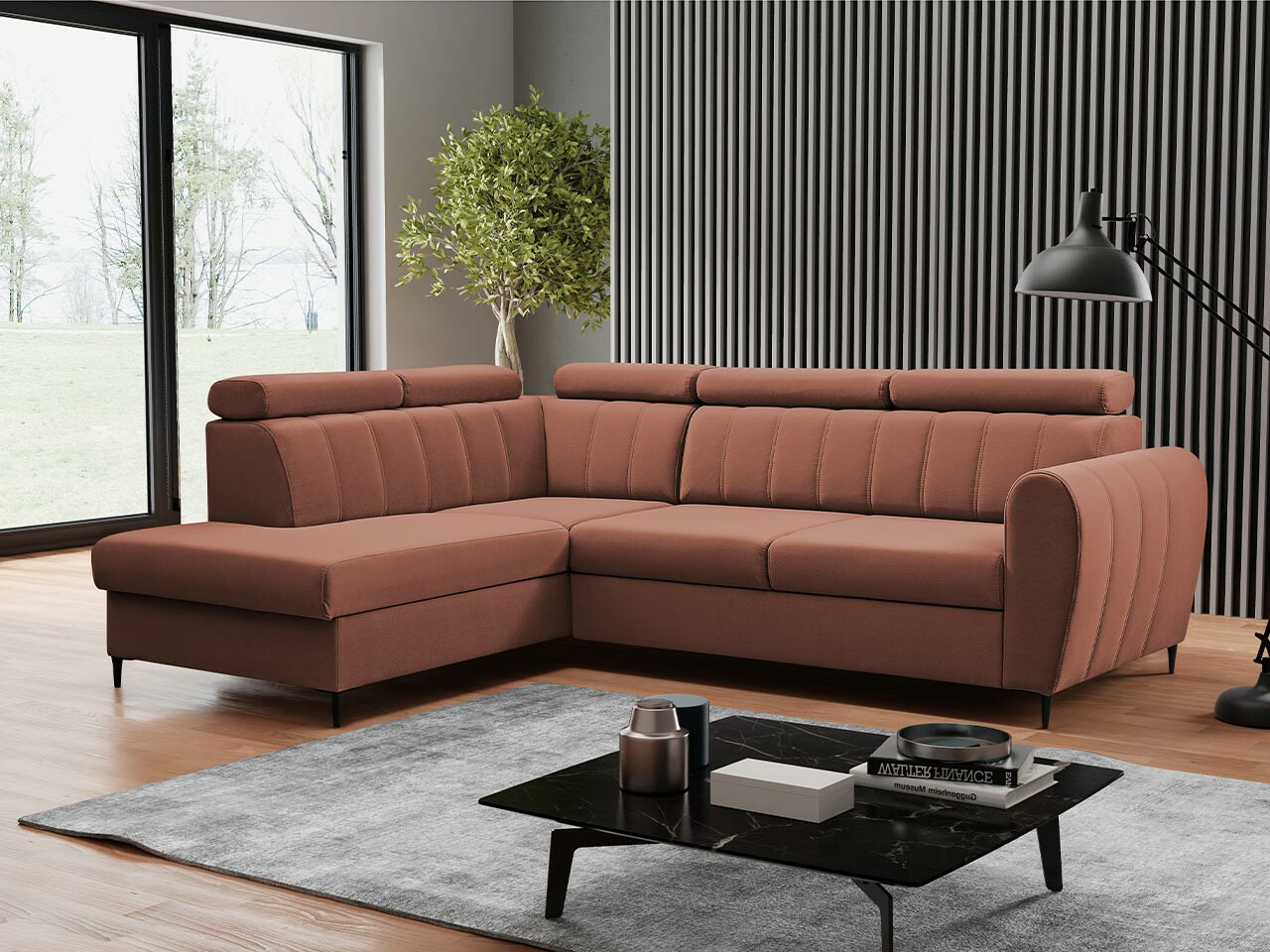 Stūra dīvāns Temple 125 (Kronos 29)