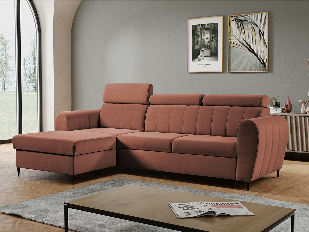 Stūra dīvāns Temple 126 (Kronos 29)