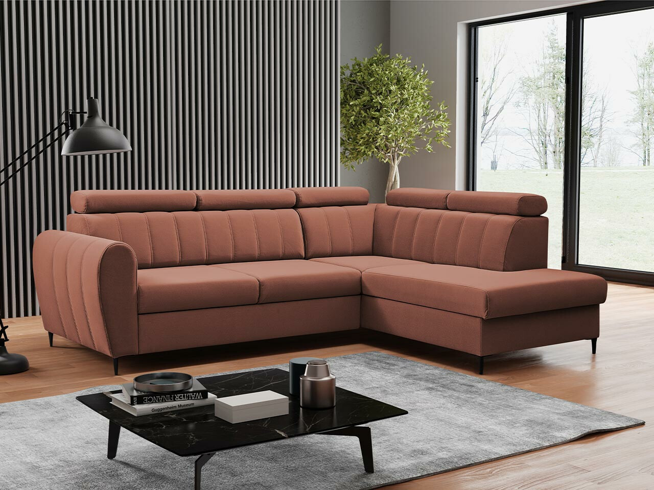 Угловой диван Temple 125 (Kronos 29)