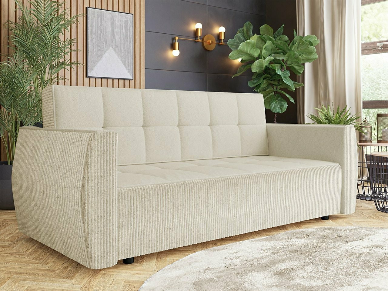 Dīvāns gulta Edinburg 107 (Poso 100 + Paros 01)