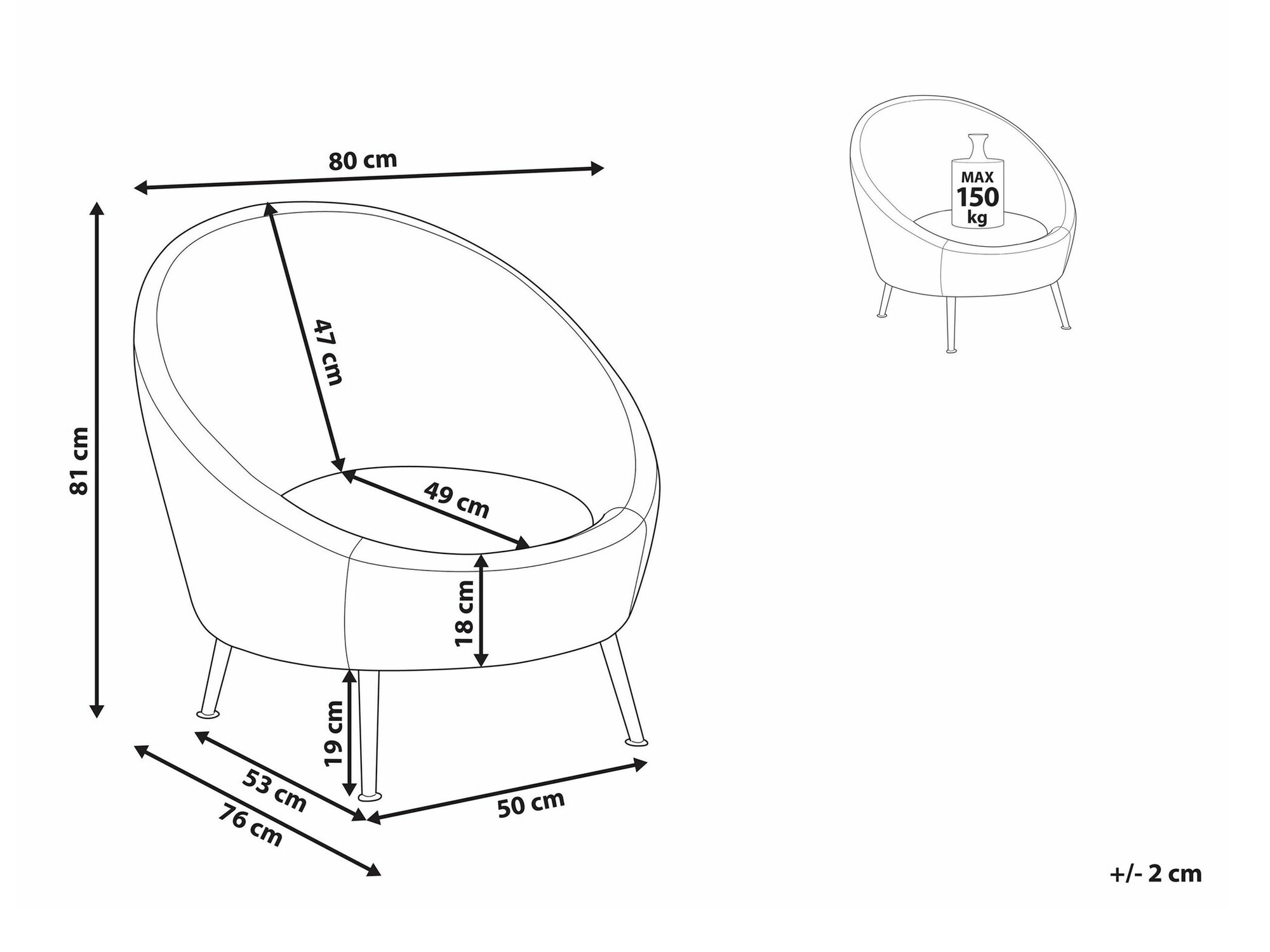 Кресло Berwyn 1223 (Taupe)