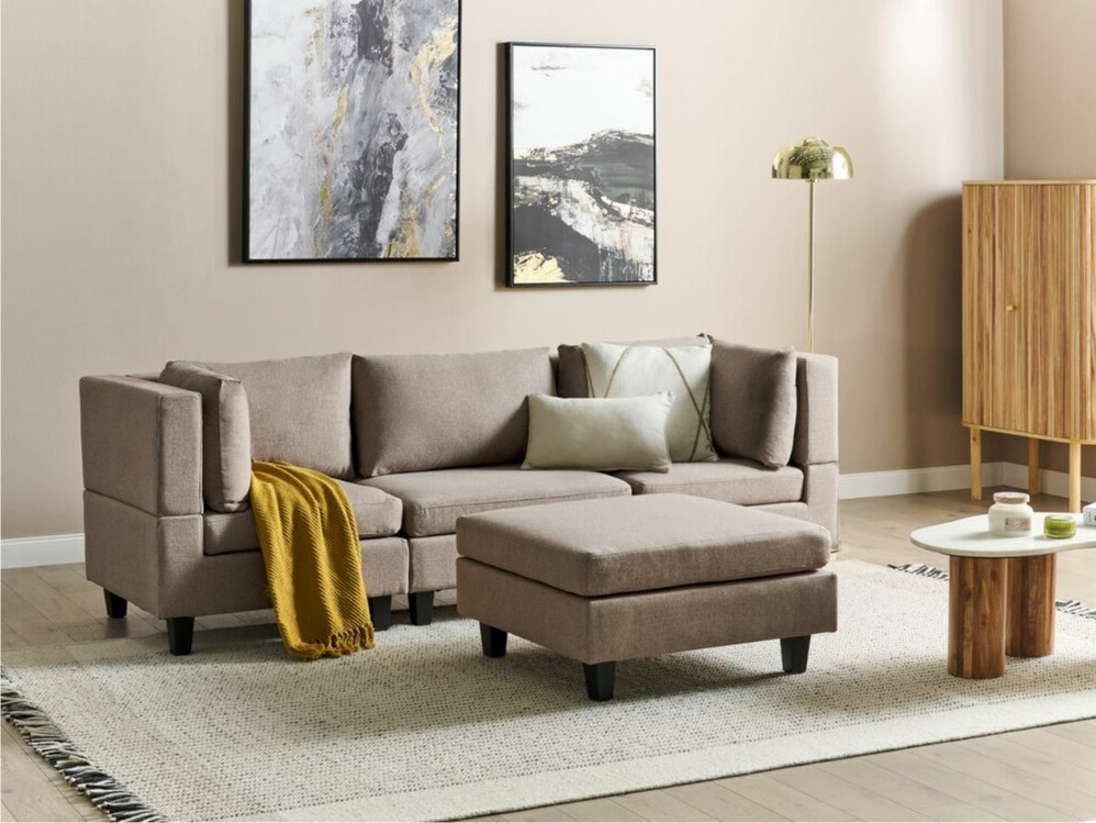 Модульный диван Elbmeli 100 (Коричневый)