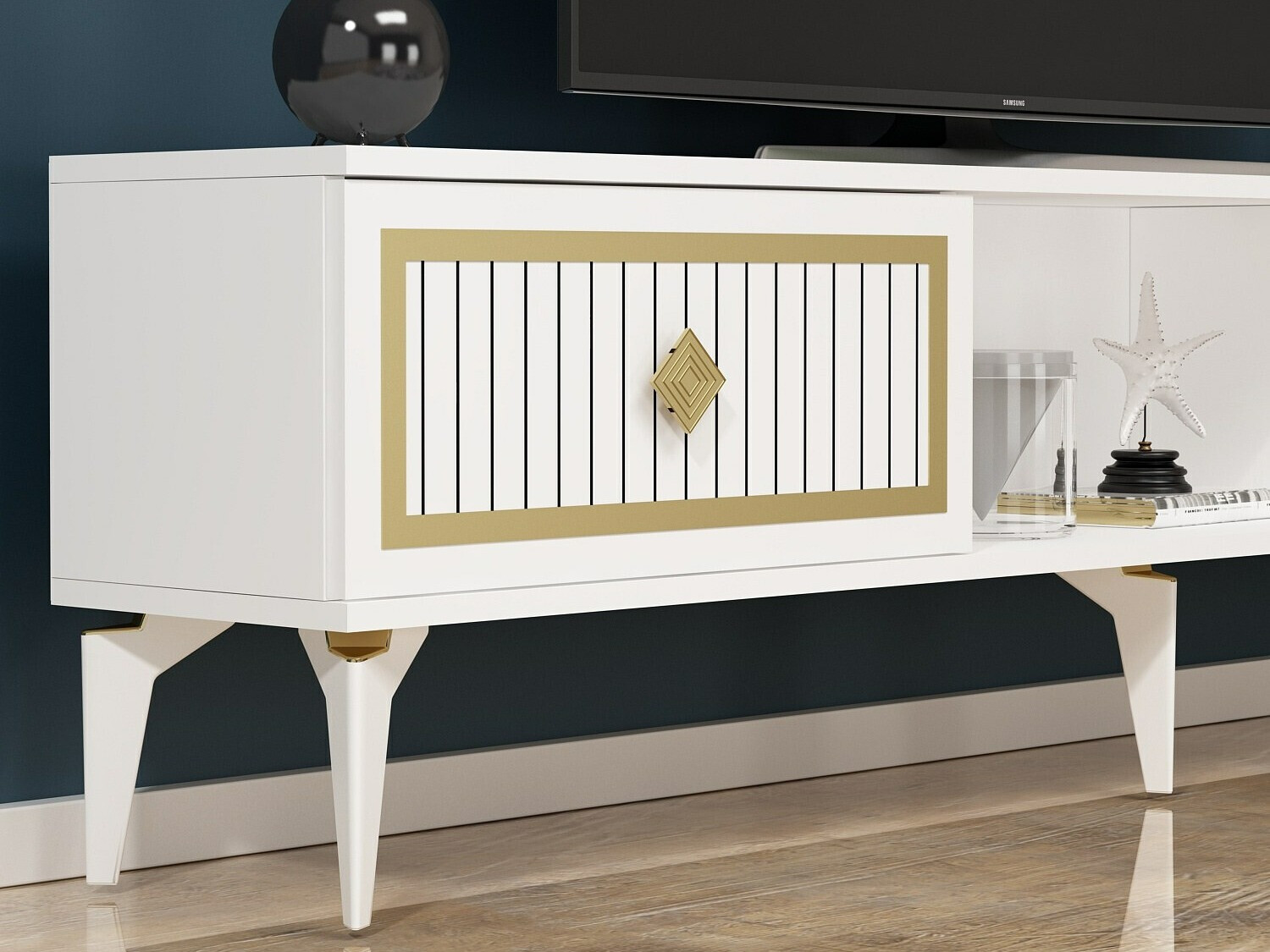 TV galds Kailua 1986 (Balts)