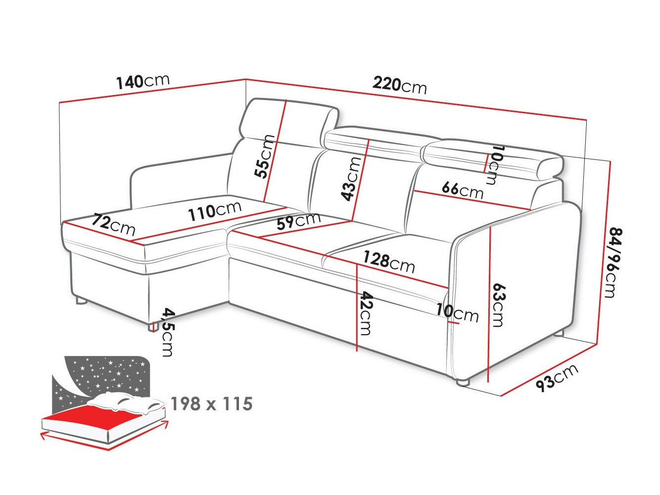 Угловой диван Temple 127 (Enjoy New 3)
