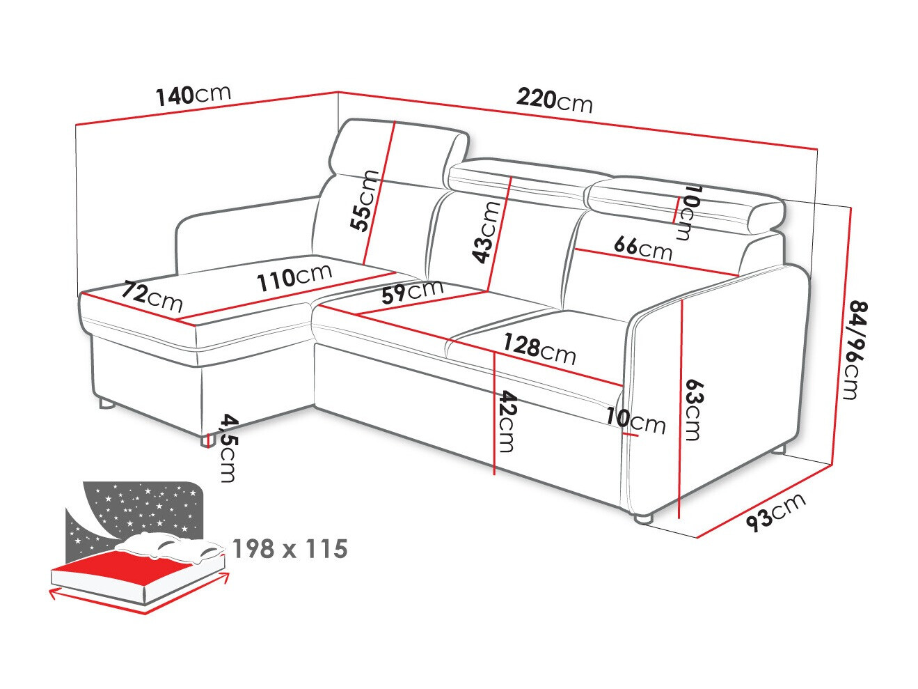 Угловой диван Temple 127 (Enjoy New 4)