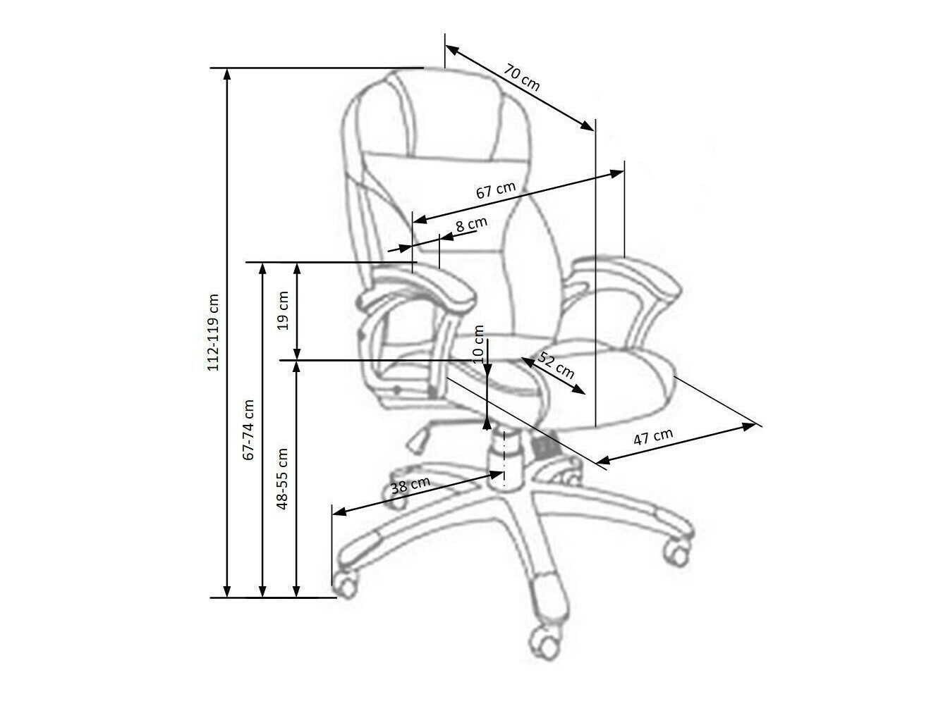 Офисный стул Houston 189 (Серый)