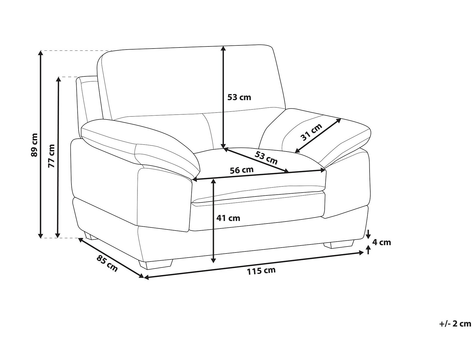 Кресло Berwyn 1052