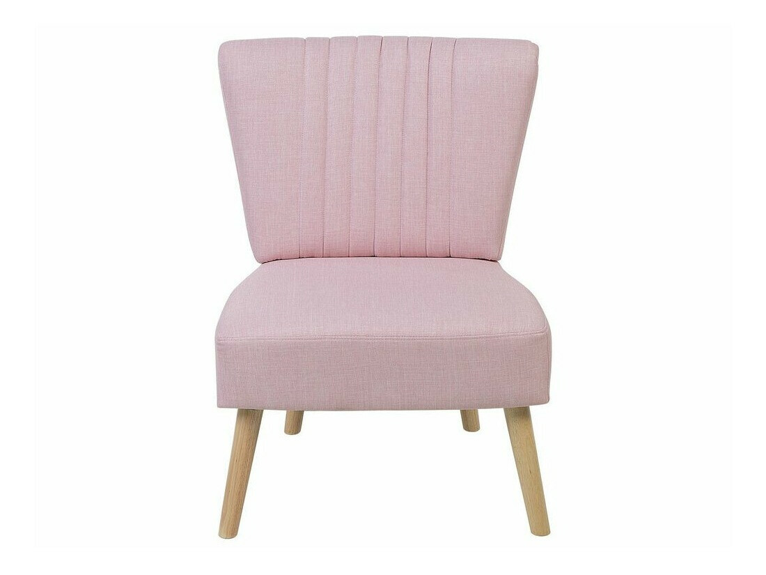 Кресло Berwyn 1131 (Розовый + Светлое дерево)