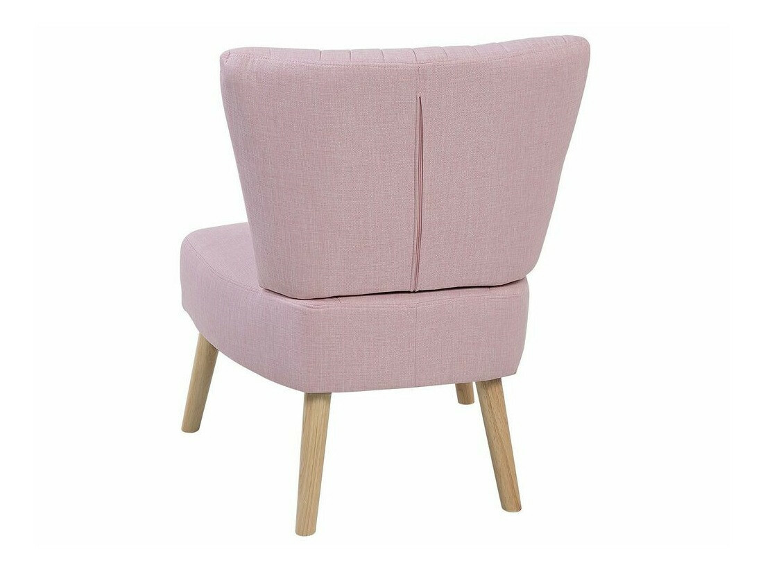 Кресло Berwyn 1131 (Розовый + Светлое дерево)