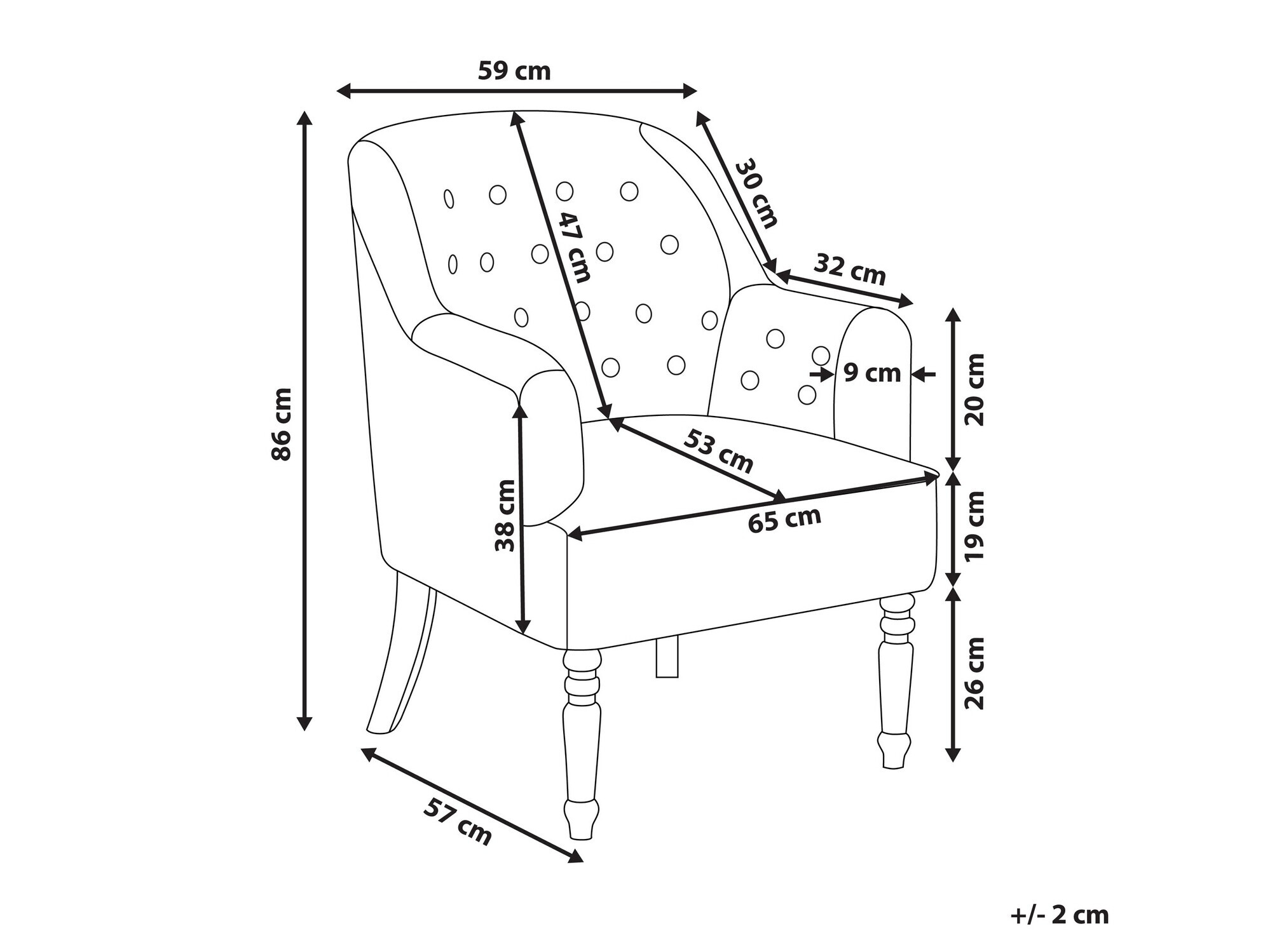 Кресло Berwyn 979