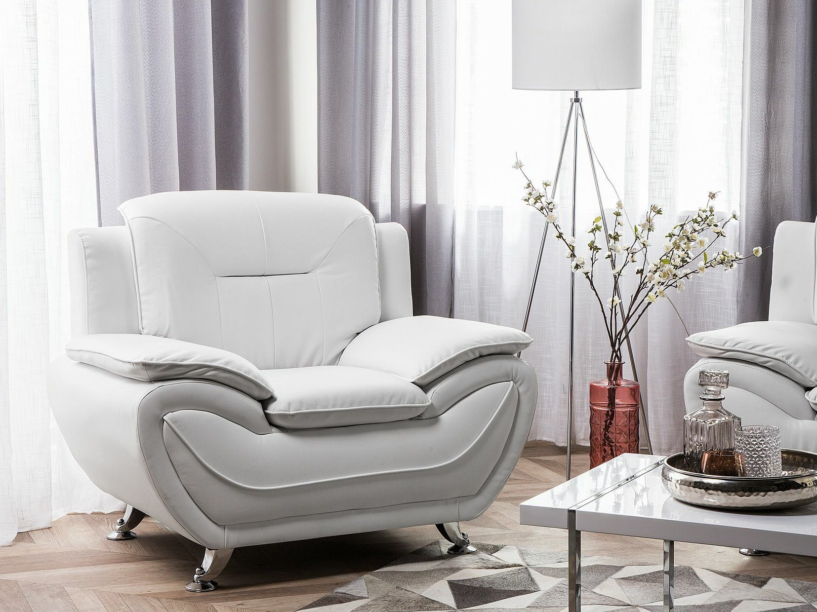 Krēsls Berwyn 1092 (Balts)