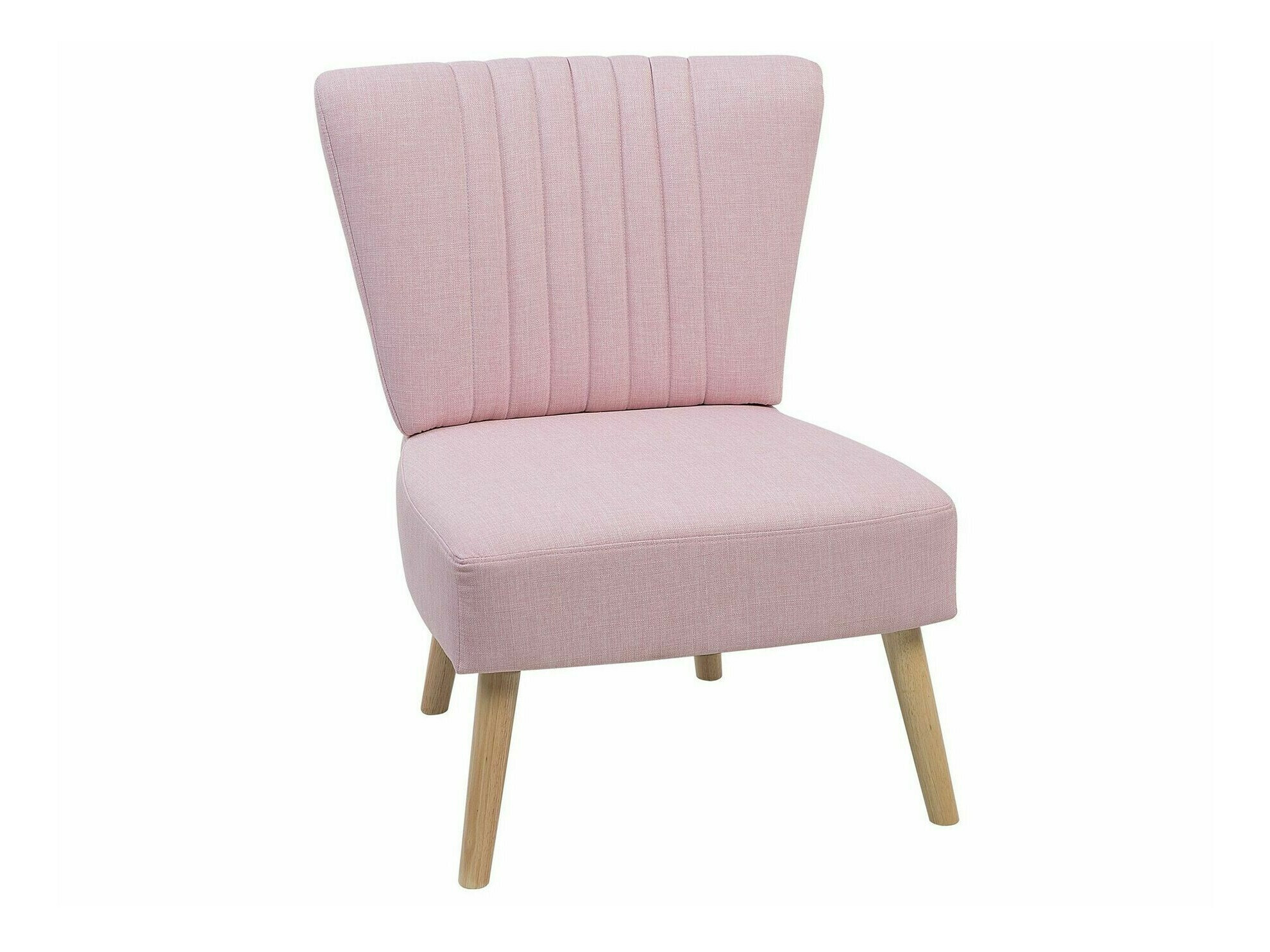 Krēsls Berwyn 1131 (Tumši rozā + Gaišs koks)