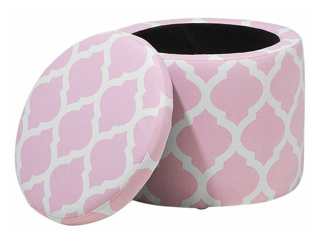 Pufs Berwyn 1244 (Tumši rozā + Balts)