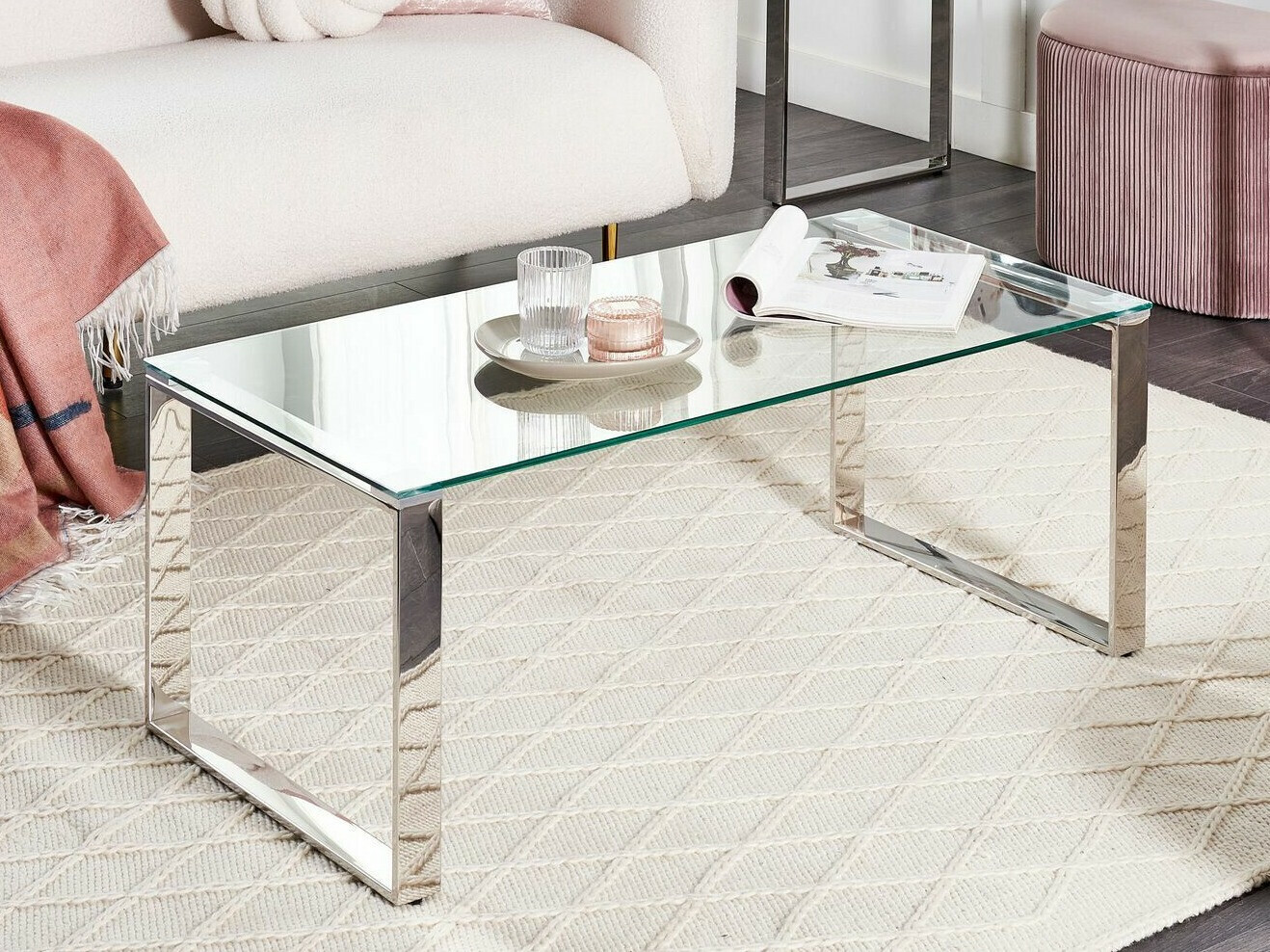 Žurnālu galdiņš Berwyn 1024 (Sudraba)