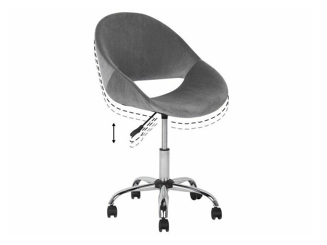 Biroja krēsls Berwyn 881 (Pelēks)