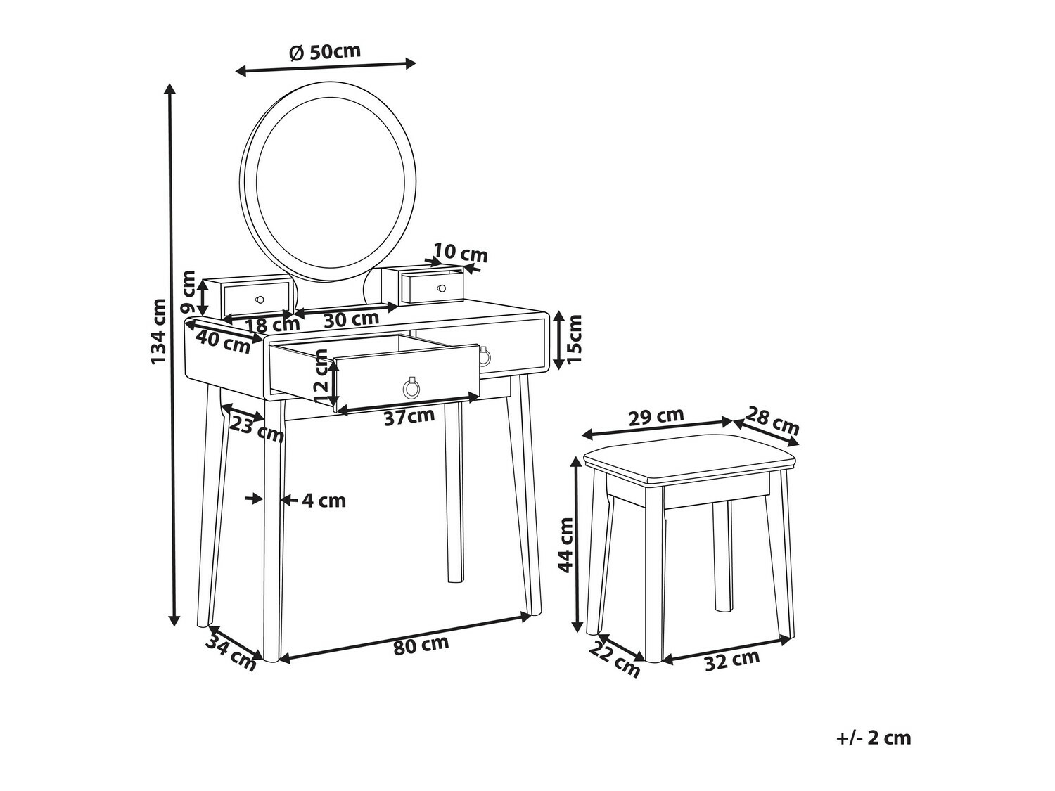 Grima galds Berwyn 830 (Pelēks + Zelta)