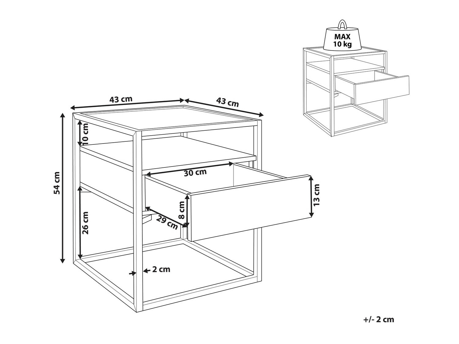 Кофейный столик Berwyn 806