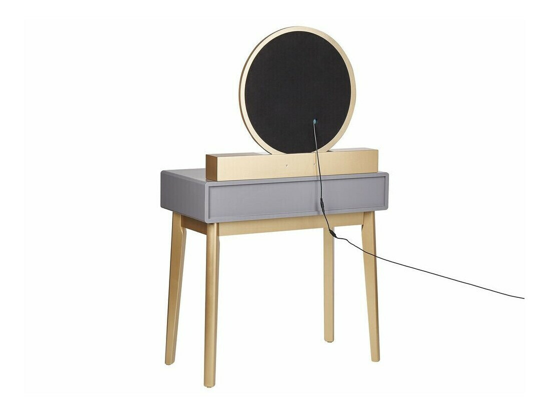 Макияжный столик Berwyn 830 (Серый + Золотой)