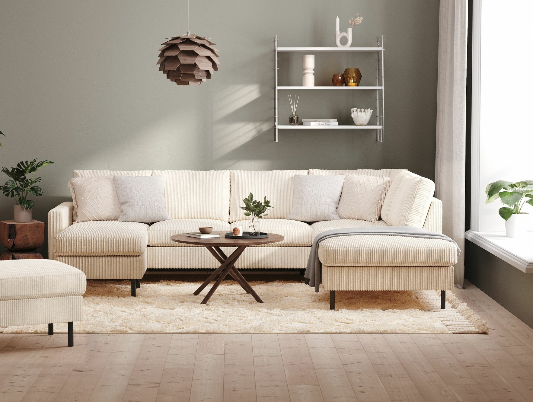 Stūra dīvāns Tenfloa 104 (Lincoln 03)